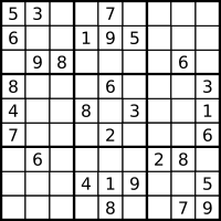 Sudoku Initial State
