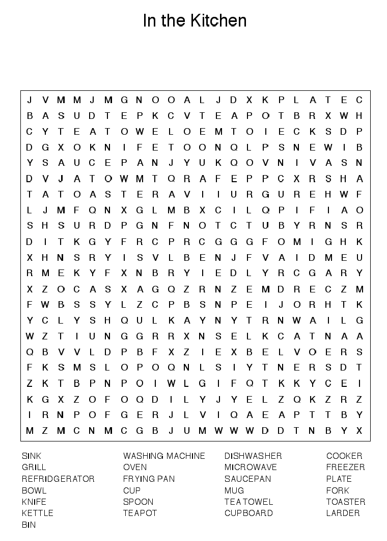 Check Word Search Puzzle - Puzzles to Play